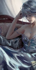 wlop游戏CG里的女生插画作品鉴赏