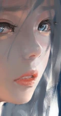 画师wlop女刺客，战士等动漫人物插画作品
