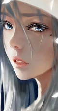 画师wlop女刺客，战士等动漫人物插画作品