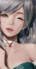 画师wlop女刺客，战士等动漫人物插画作品