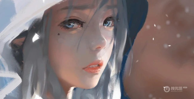 画师wlop女刺客，战士等动漫人物插画作品