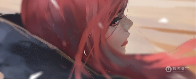 画师wlop女刺客，战士等动漫人物插画作品