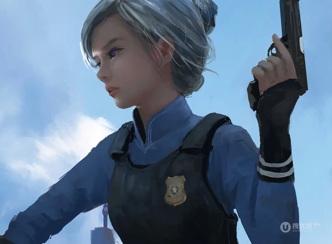 画师wlop女刺客，战士等动漫人物插画作品