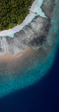美丽的风景线沙滩，海滩高清手机壁纸