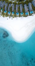 美丽的风景线沙滩，海滩高清手机壁纸
