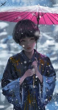 画师WLOP动漫美女插画作品高清手机壁纸下载