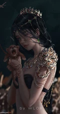 画师WLOP动漫美女插画作品高清手机壁纸下载