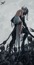 画师WLOP动漫美女插画作品高清手机壁纸下载