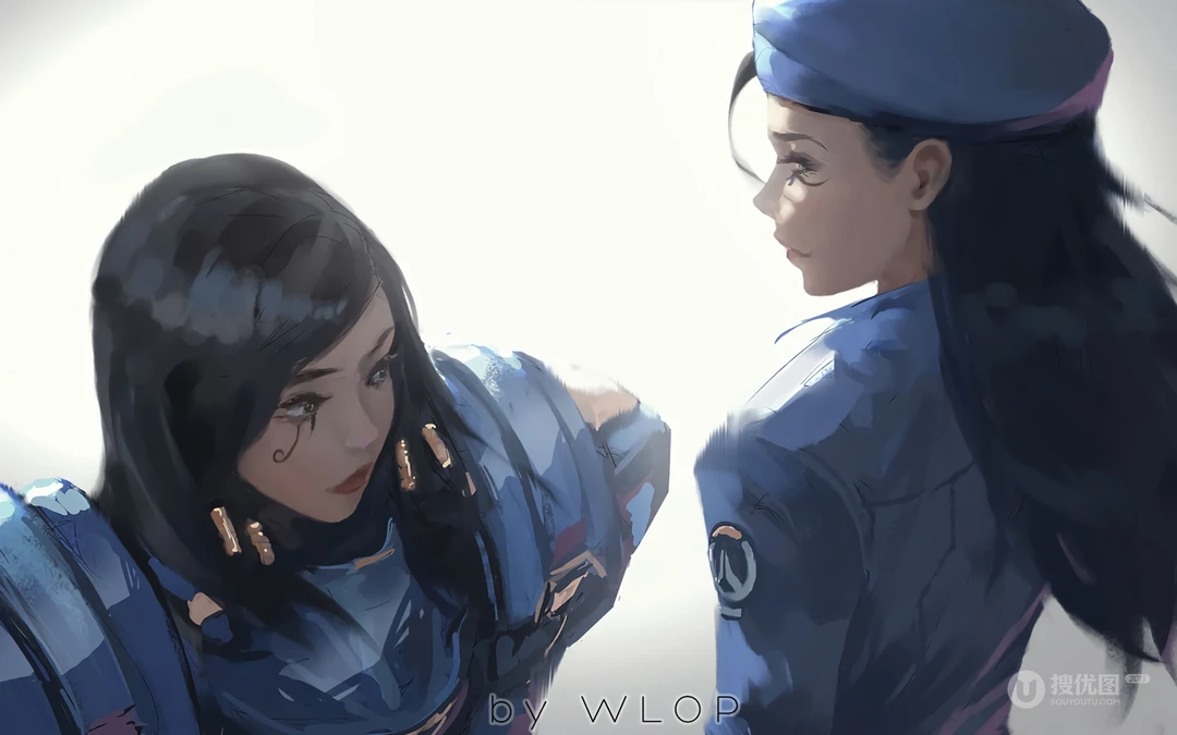 插画师wlop笔下的女性人物壁纸图片系列一