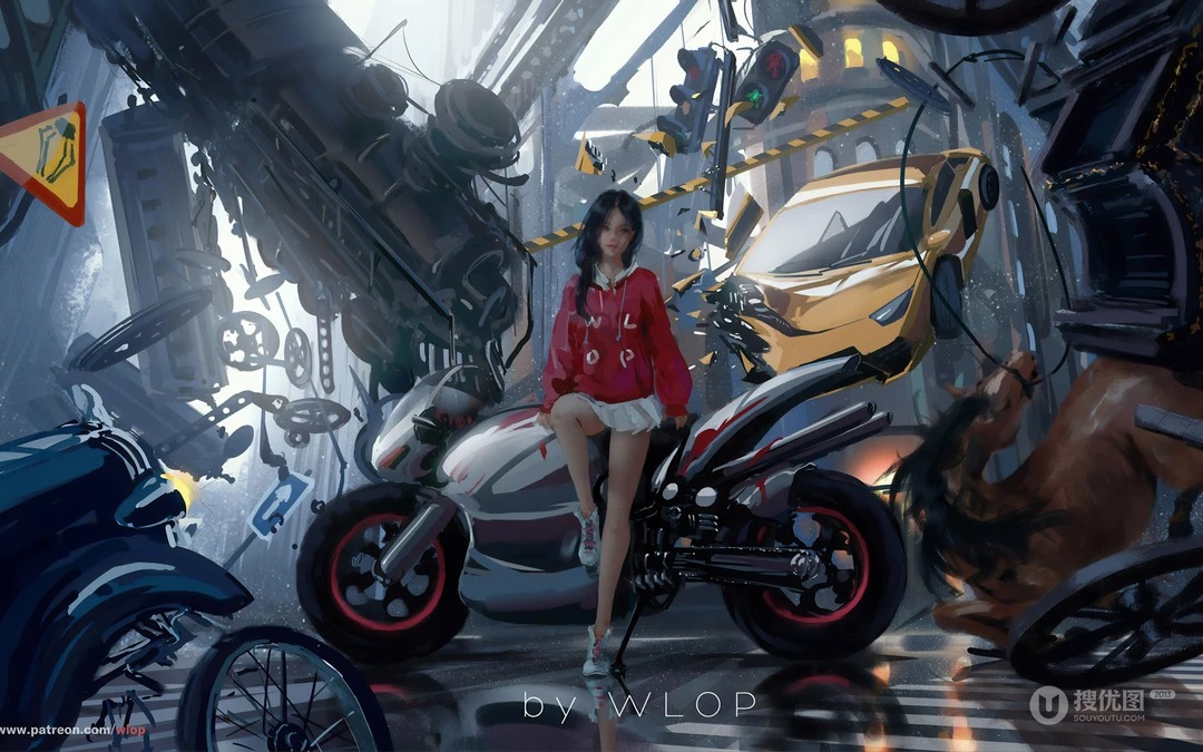 插画师wlop笔下的女性人物壁纸图片系列一