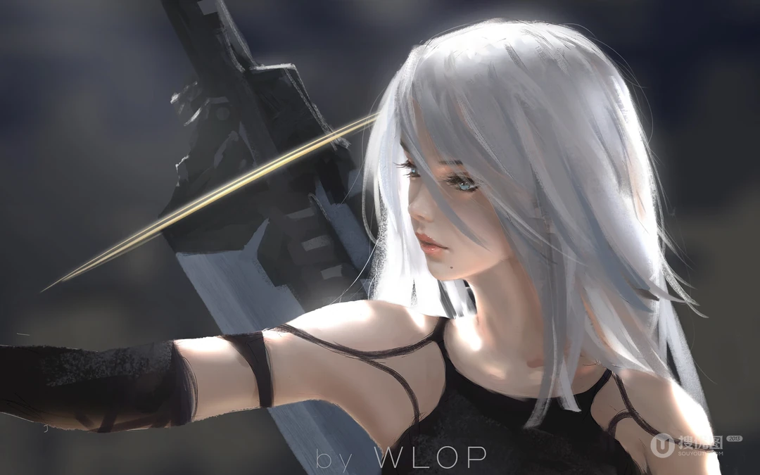 插画师wlop笔下的女性人物壁纸图片系列一