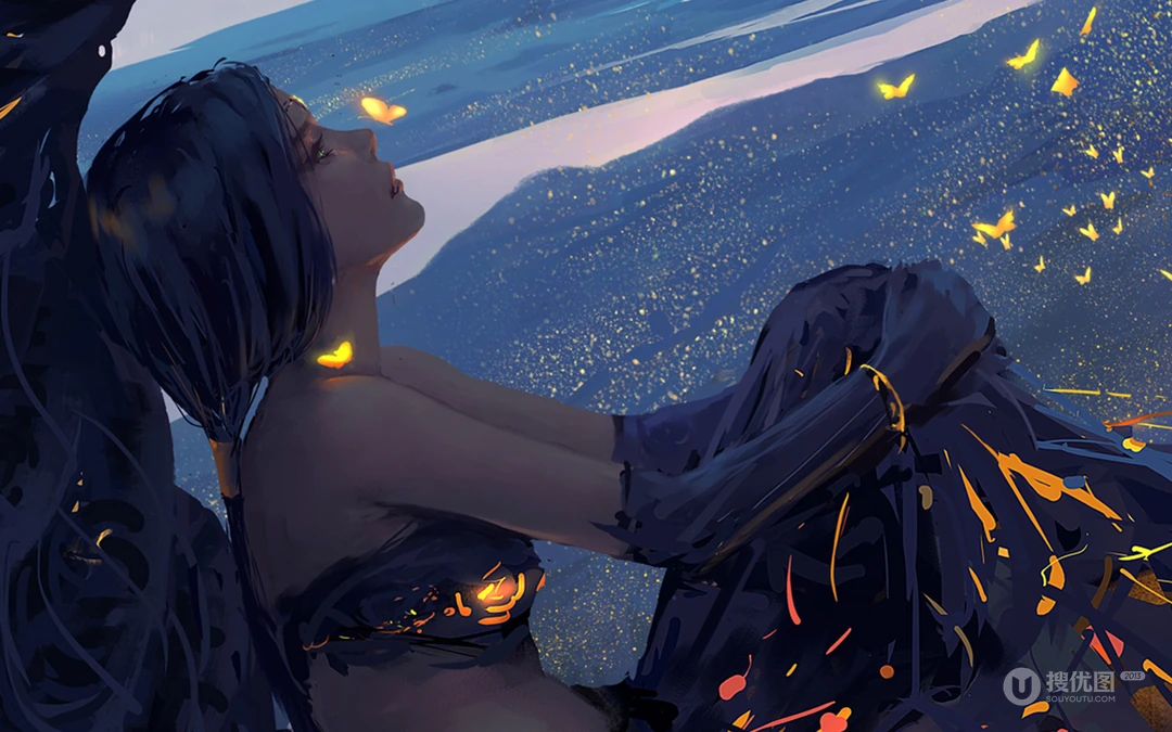 插画师wlop笔下的女性人物壁纸图片系列一