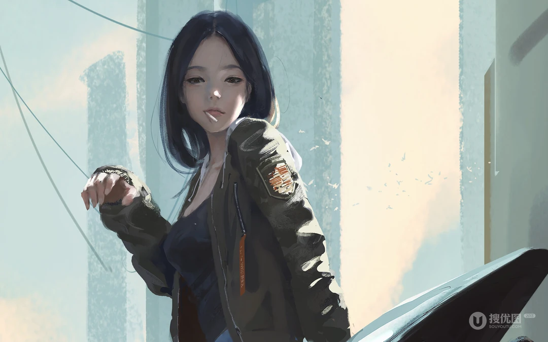 插画师wlop笔下的女性人物壁纸图片系列一
