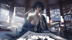 插画师wlop笔下的女性人物壁纸图片系列一