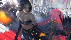 插画师wlop作品动漫女性人物插画壁纸图片系列二