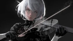 插画师wlop作品动漫女性人物插画壁纸图片系列二