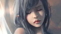 插画师wlop作品动漫女性人物插画壁纸图片系列二