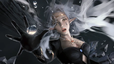 插画师wlop作品动漫女性人物插画壁纸图片系列二