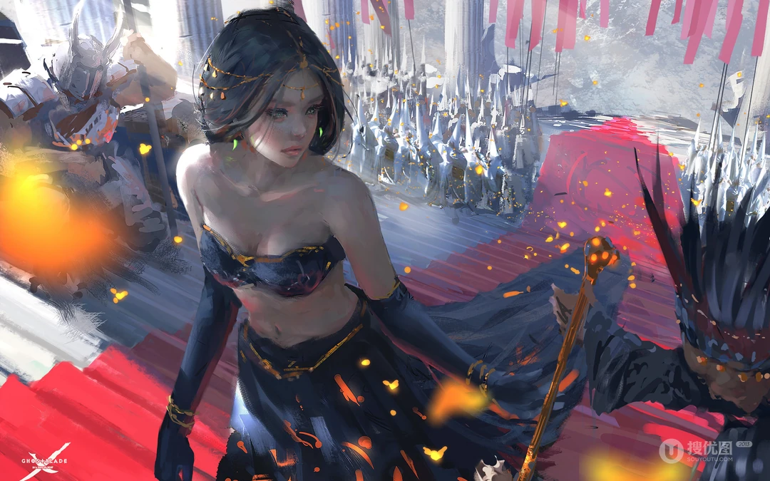 插画师wlop作品动漫女性人物插画壁纸图片系列二