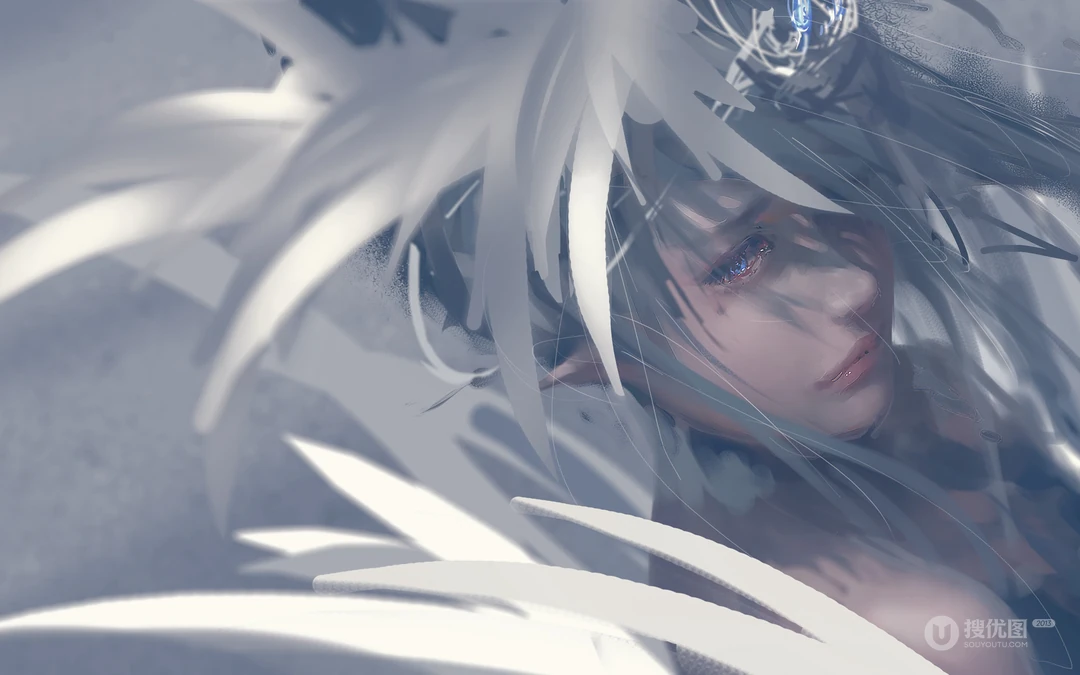 插画师wlop作品动漫女性人物插画壁纸图片系列二