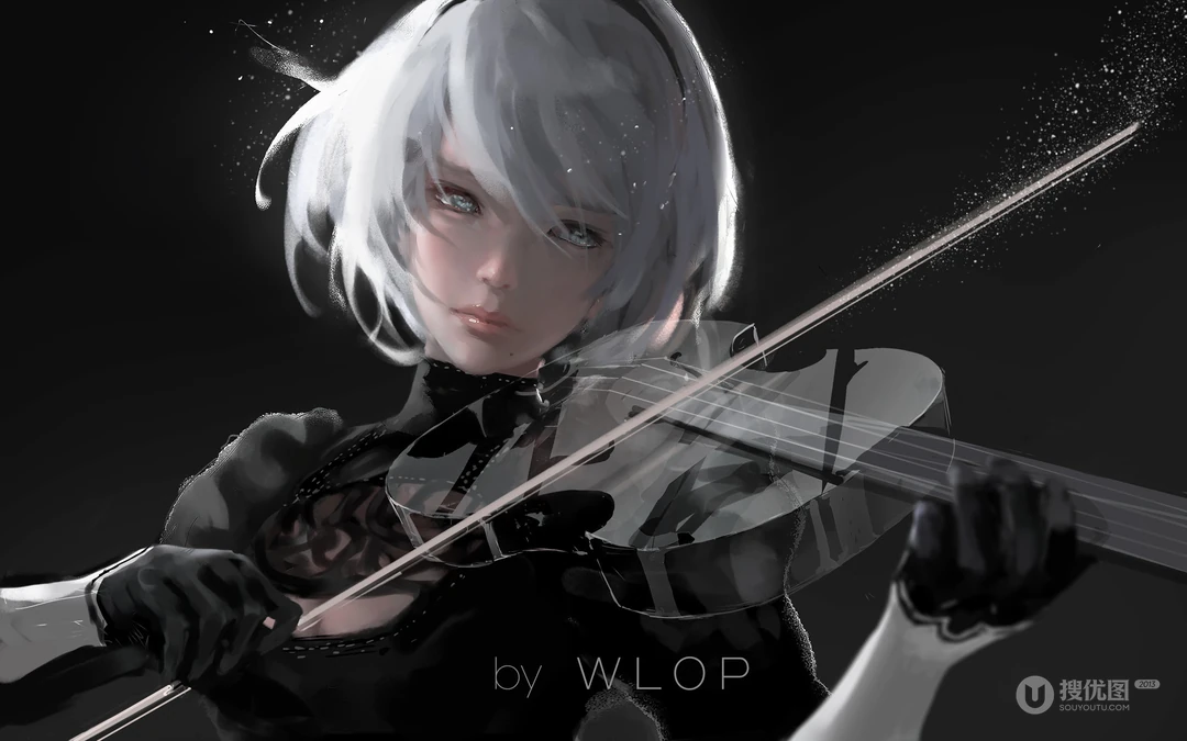 插画师wlop作品动漫女性人物插画壁纸图片系列二