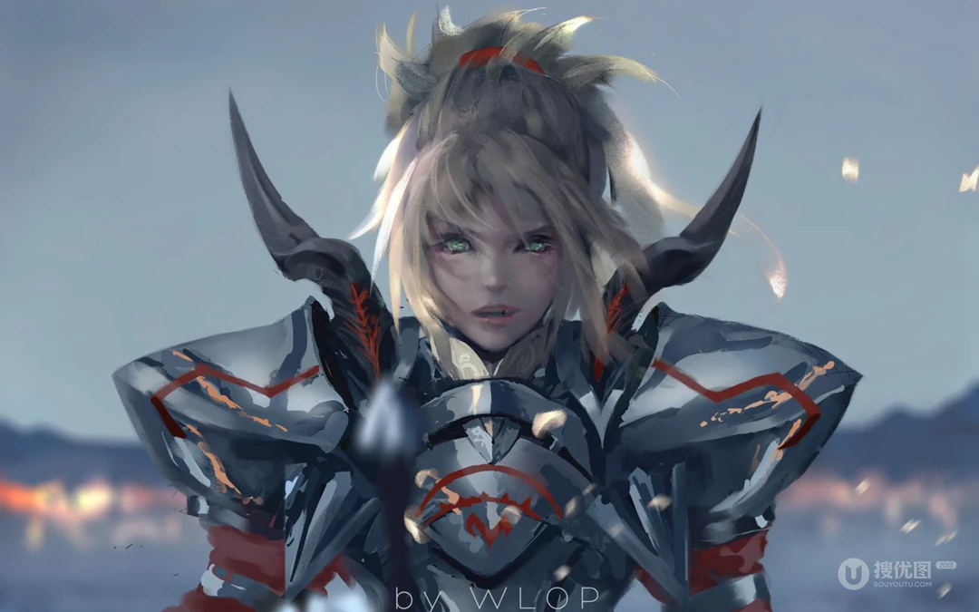插画师wlop作品动漫女性人物插画壁纸图片系列二