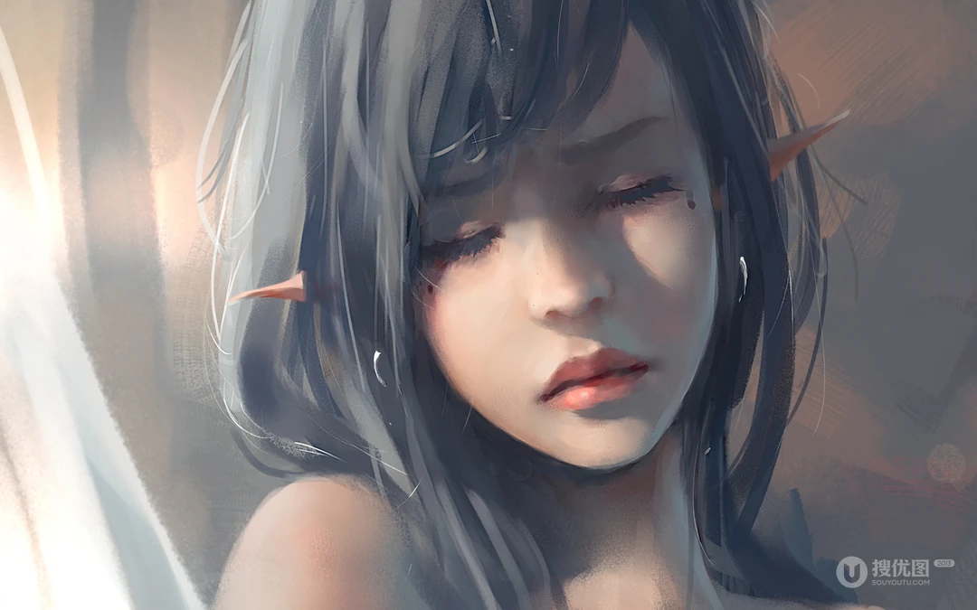 插画师wlop作品动漫女性人物插画壁纸图片系列二
