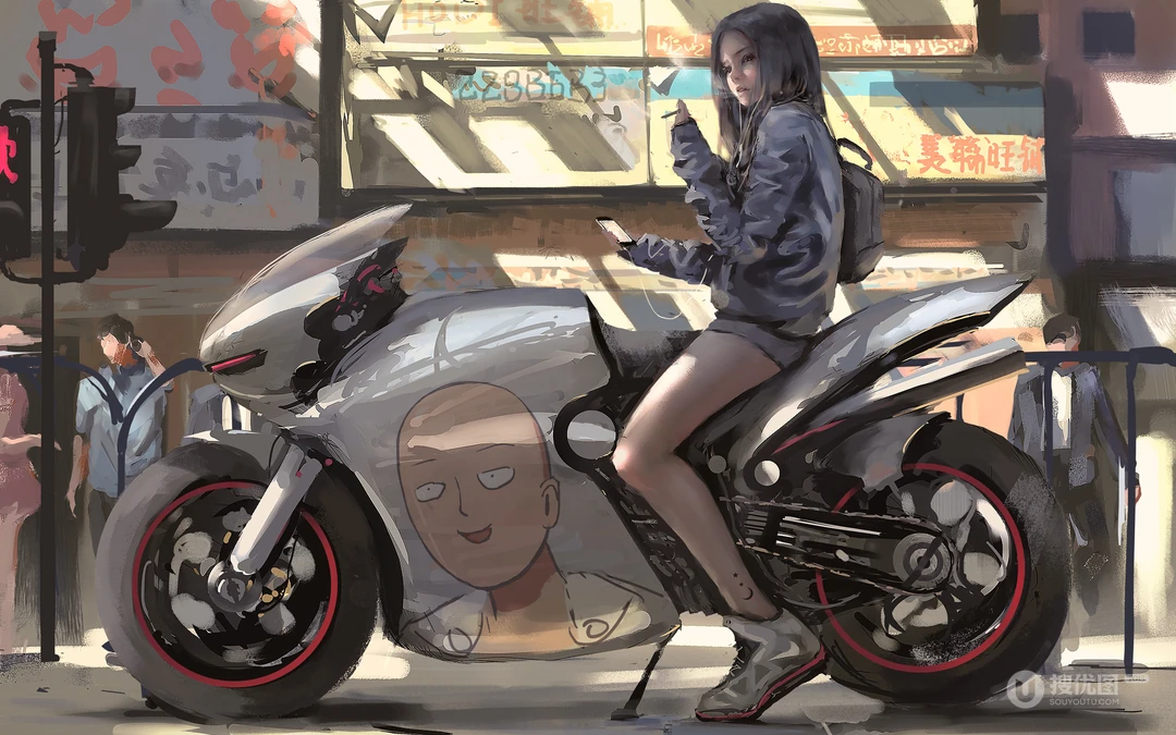 插画画师wlop高清游戏CG人物插画作品系列壁纸图片三