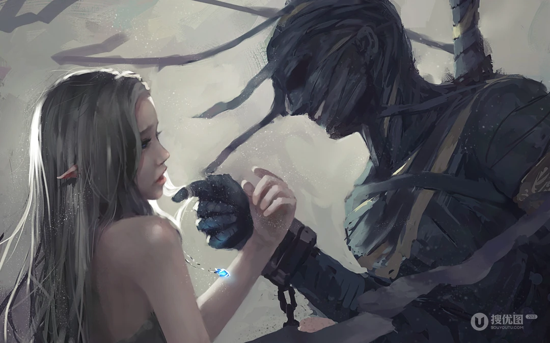 插画画师wlop高清游戏CG人物插画作品系列壁纸图片三