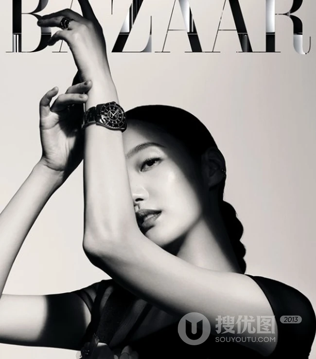 韩国女星金高银《BAZAAR》广告宣传杂志写真图片