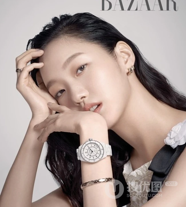 韩国女星金高银《BAZAAR》广告宣传杂志写真图片