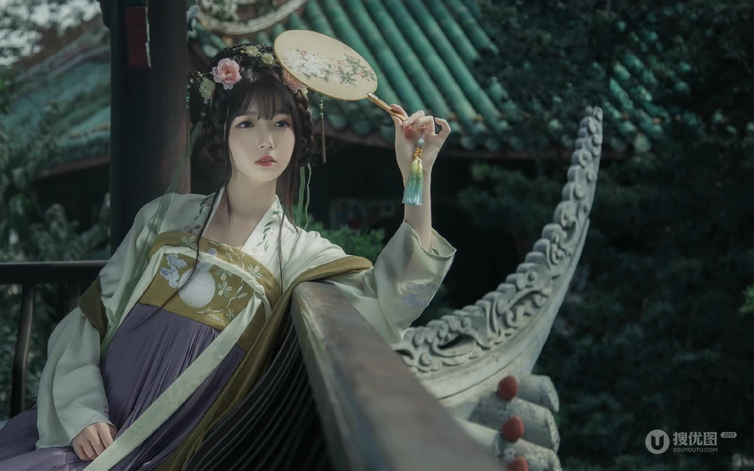 中国古风汉服美女写真壁纸系列二
