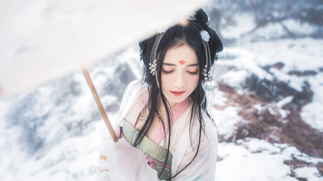 中国古风汉服美女写真壁纸系列二