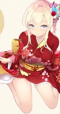 中国风动漫女生插画