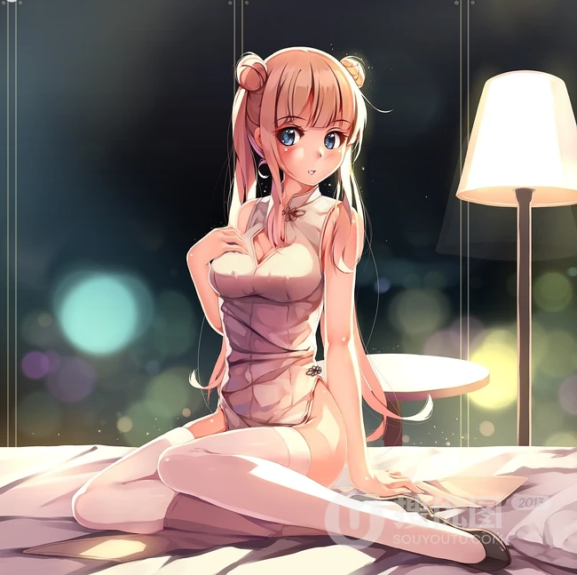 中国风动漫女生插画