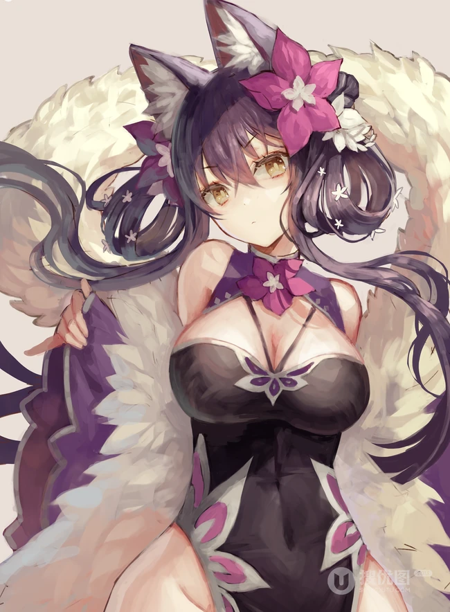 中国风动漫女生插画