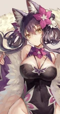 中国风动漫女生插画