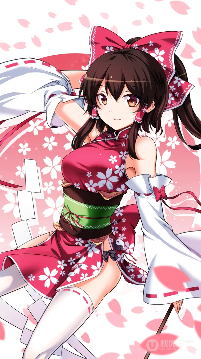 日漫风格的大眼汉服动漫少女