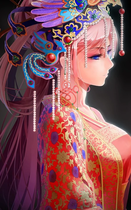 中国风新娘，侠客，汉服动漫美女手机壁纸