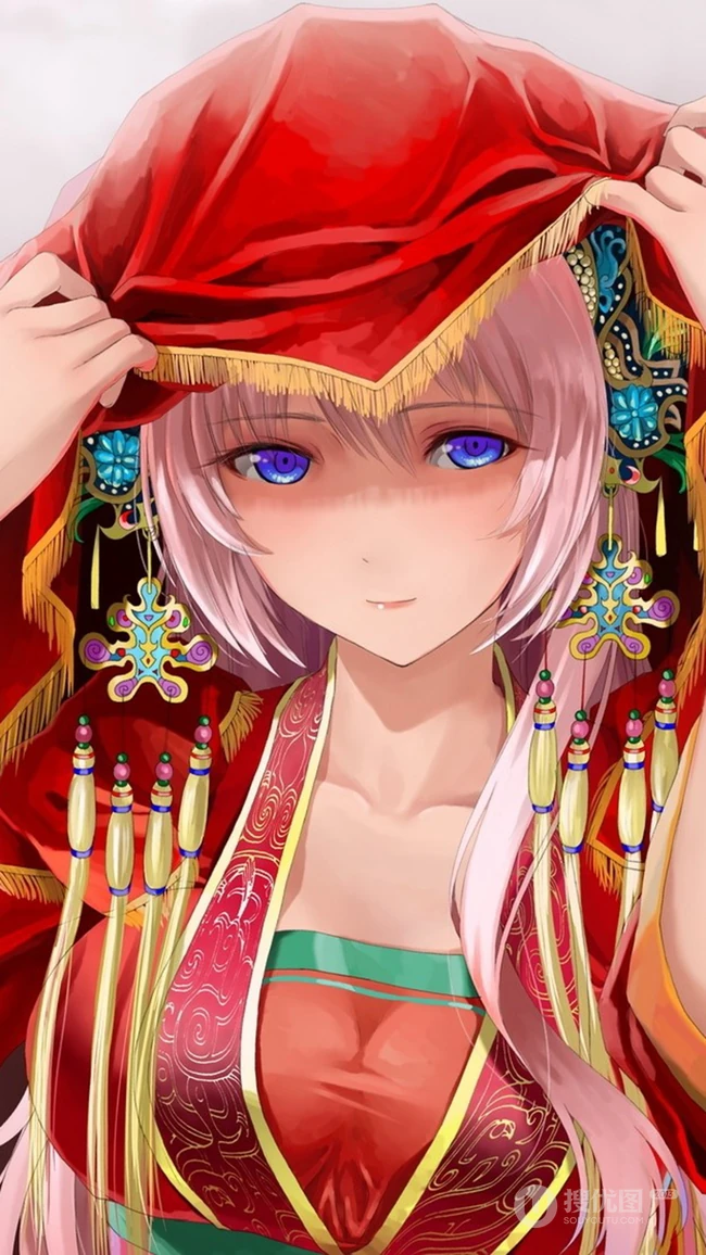 中国风新娘，侠客，汉服动漫美女手机壁纸