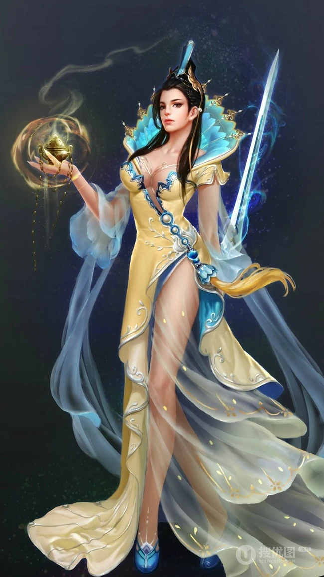 中国风新娘，侠客，汉服动漫美女手机壁纸