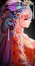 中国风新娘，侠客，汉服动漫美女手机壁纸