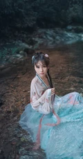 汉服古风小姐姐手打油纸伞唯美写真手机壁纸