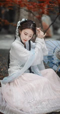 汉服古风小姐姐手打油纸伞唯美写真手机壁纸
