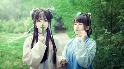 古风穿汉服的小姐姐系列壁纸一