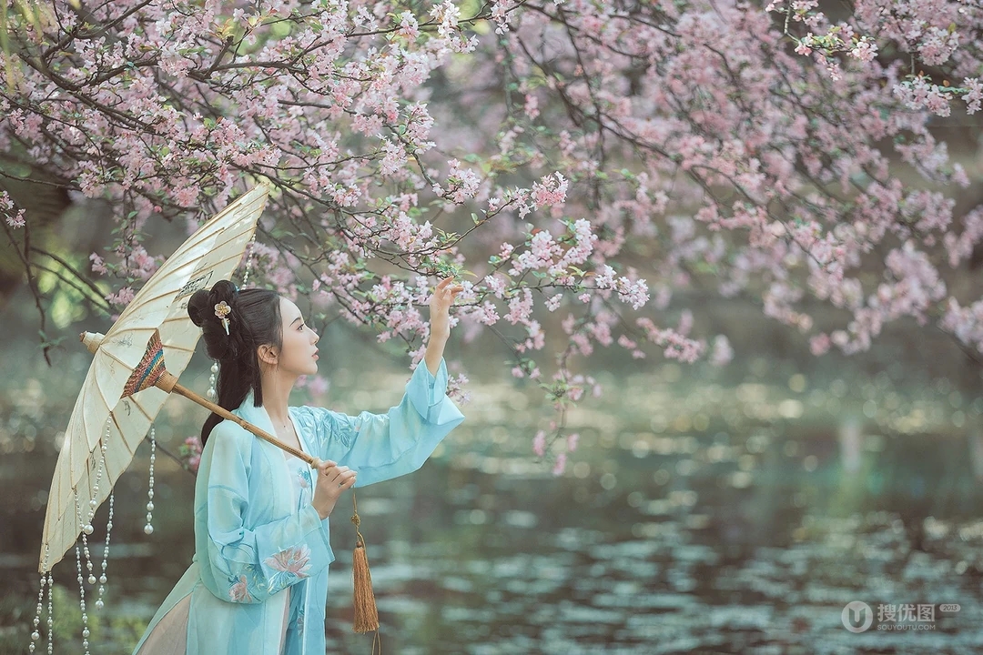 古风穿汉服的小姐姐系列壁纸一