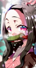 动漫《鬼灭之刃》女主角灶门祢豆子图片