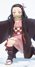 动漫《鬼灭之刃》女主角灶门祢豆子图片