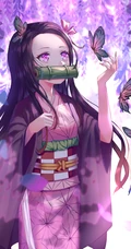 动漫《鬼灭之刃》女主角灶门祢豆子图片