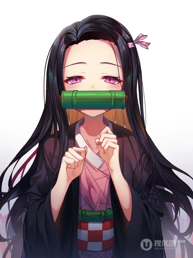 动漫《鬼灭之刃》女主角灶门祢豆子图片